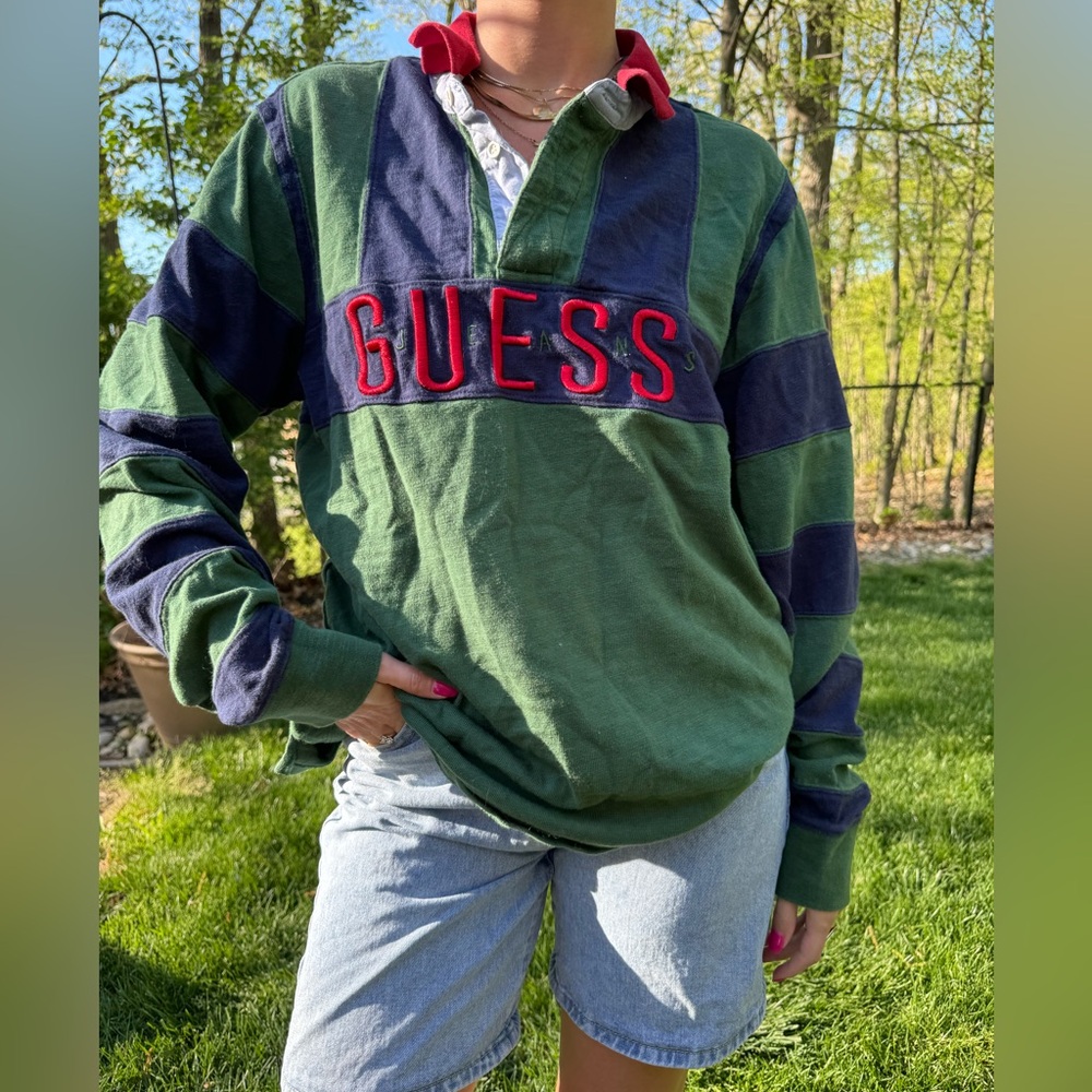Vintage Guess 90’s Rugby Top